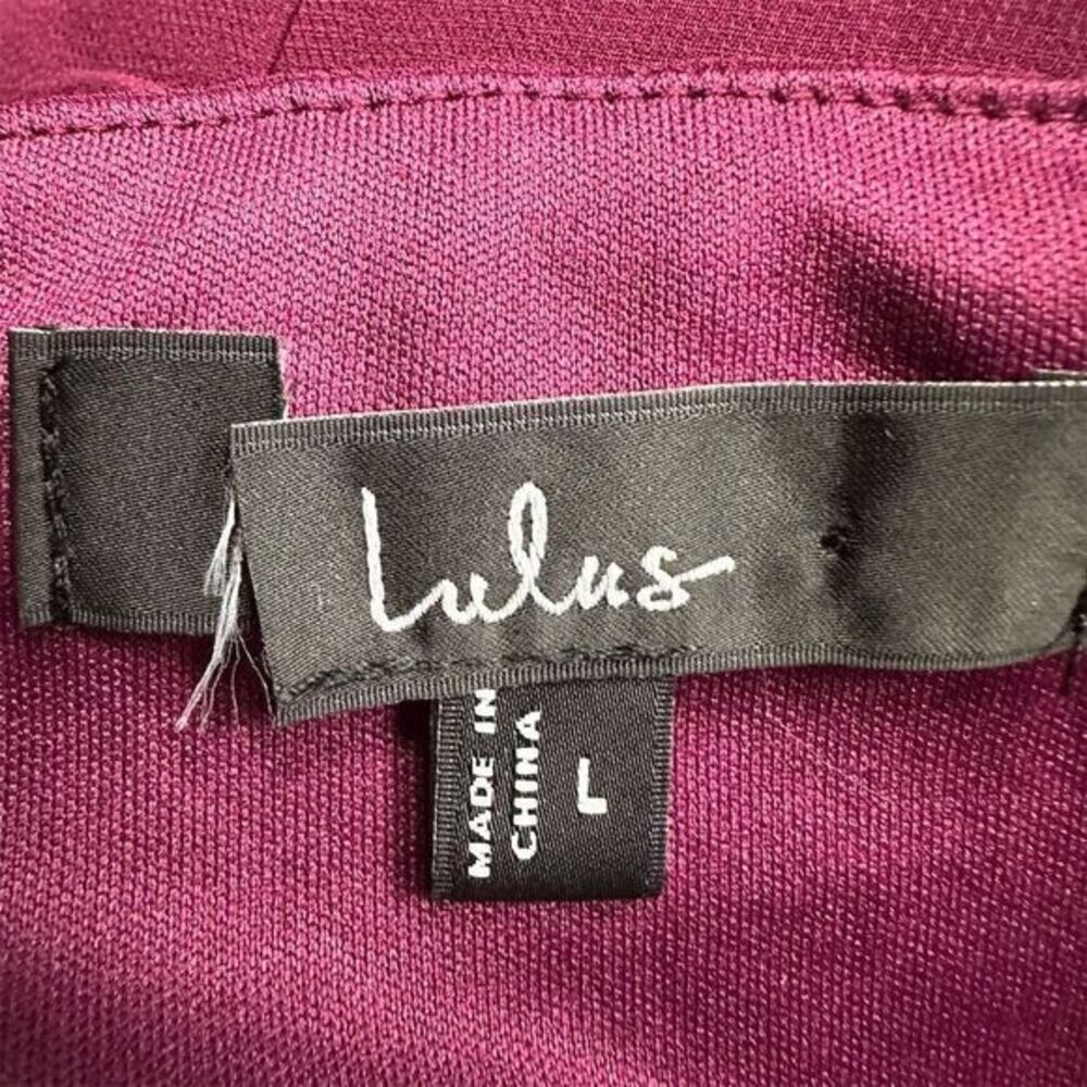NWOT Lulus Women's Remarkable Arrival Plum Purple‎ Sleeveless Maxi Dress Size L - Picture 9 of 10